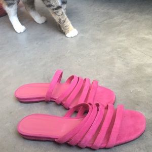 Creatures of Comfort hot pink sandals
